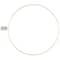 36 Pack: Macramé Brass Ring by Loops & Threads®